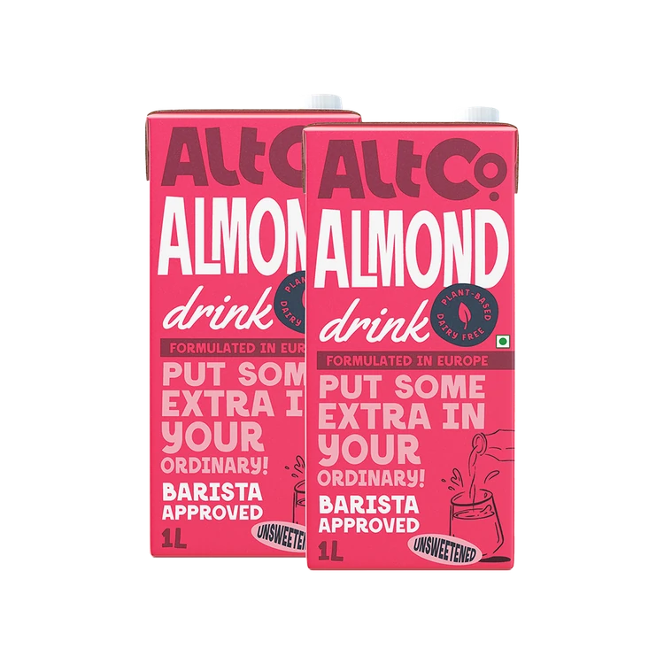 Alt Co Almond Beverage Unsweetened - Pack of 2