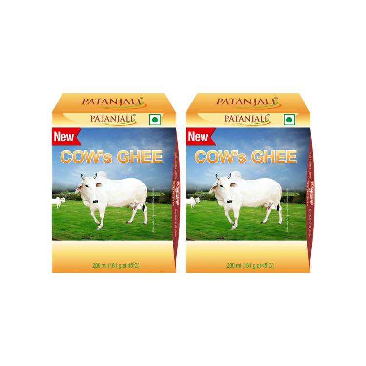 Patanjali Cow Ghee - Pack of 2 (Hasuvina Tuppa)