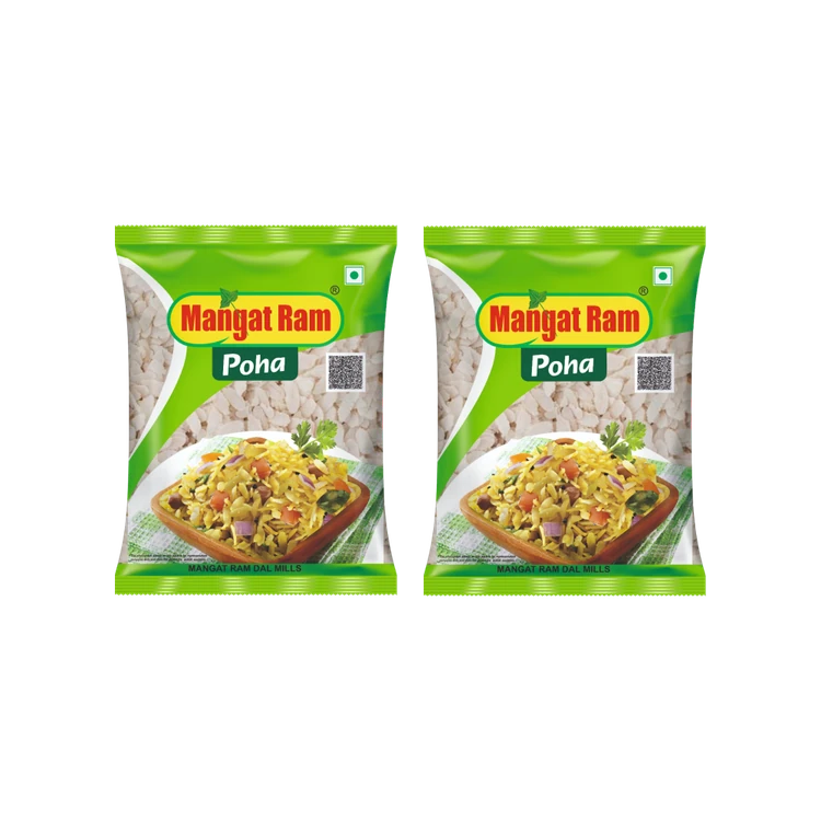 Mangat Ram Indori Thick Poha - Pack of 2 (Avalakki)