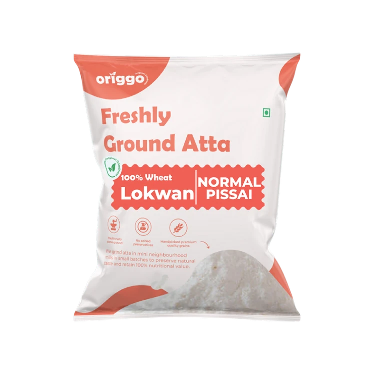 Origgo Stone Ground Lokwan Atta Normal Pissai