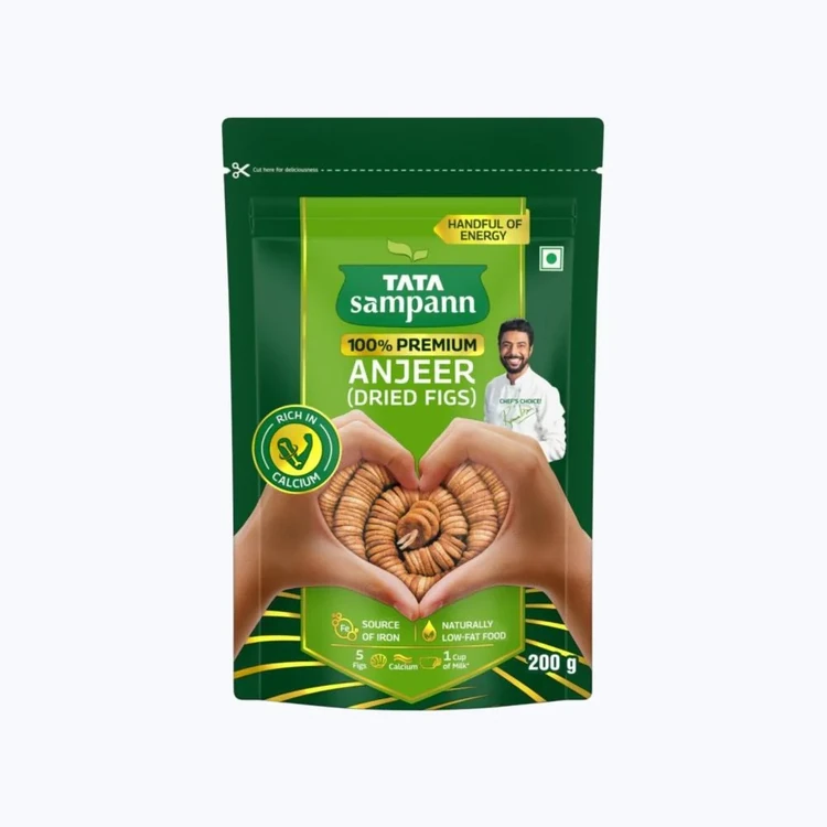 Tata Sampann Premium Anjeer (Dried Figs) (Anjeer / Atthi Hannu)