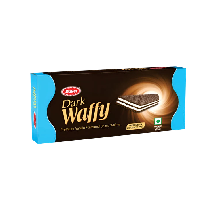 Dukes Dark Waffy Vanilla Flavoured Wafers