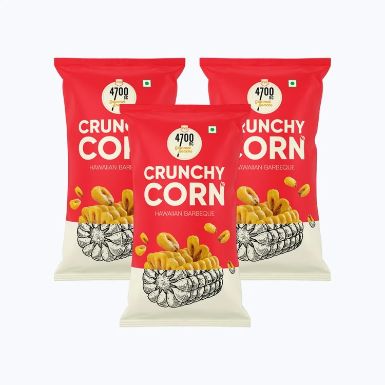 4700BC Hawaiian Barbeque Crunchy Corn - Pack of 3