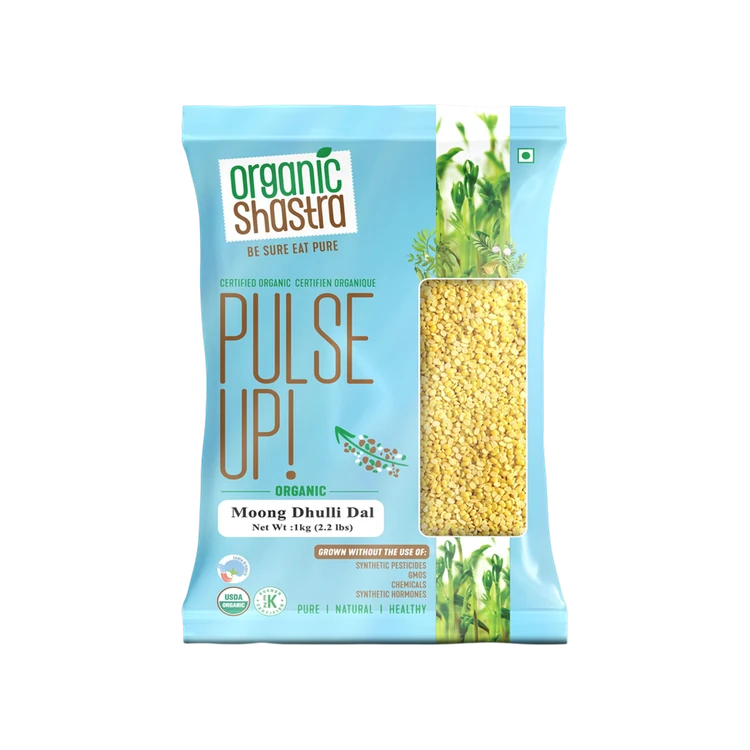 Organic Shastra Moong Dal (Dhuli)