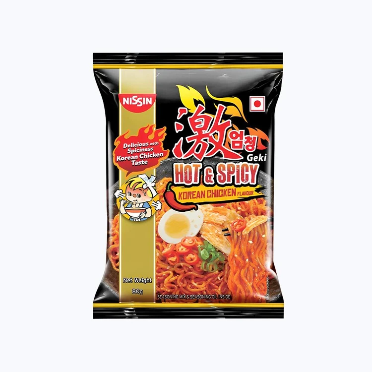 Nissin Geki - Hot & Spicy Korean Chicken Flavoured Instant Noodles