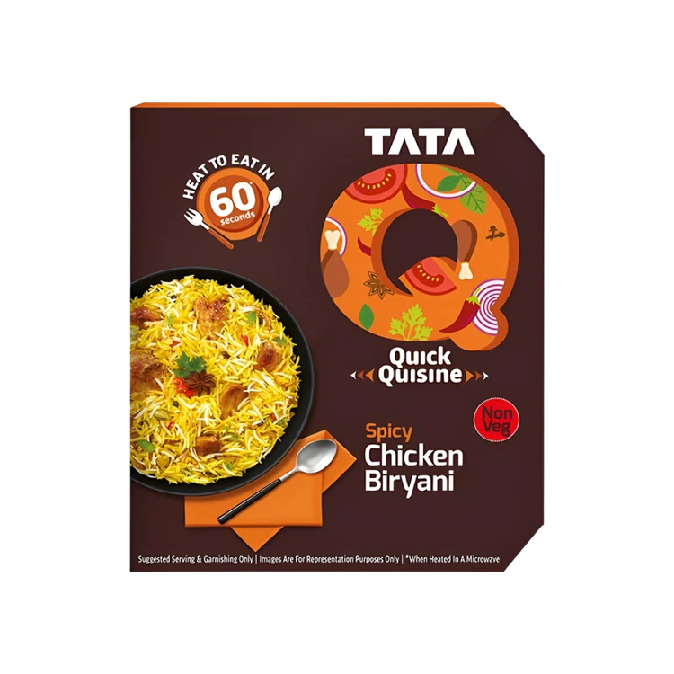 Tata Q Spicy Chicken Biryani Ready to Eat