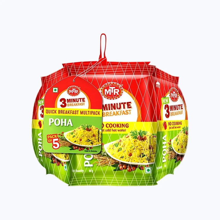 MTR 3 Minute Poha Breakfast Mix - Pack of 5
