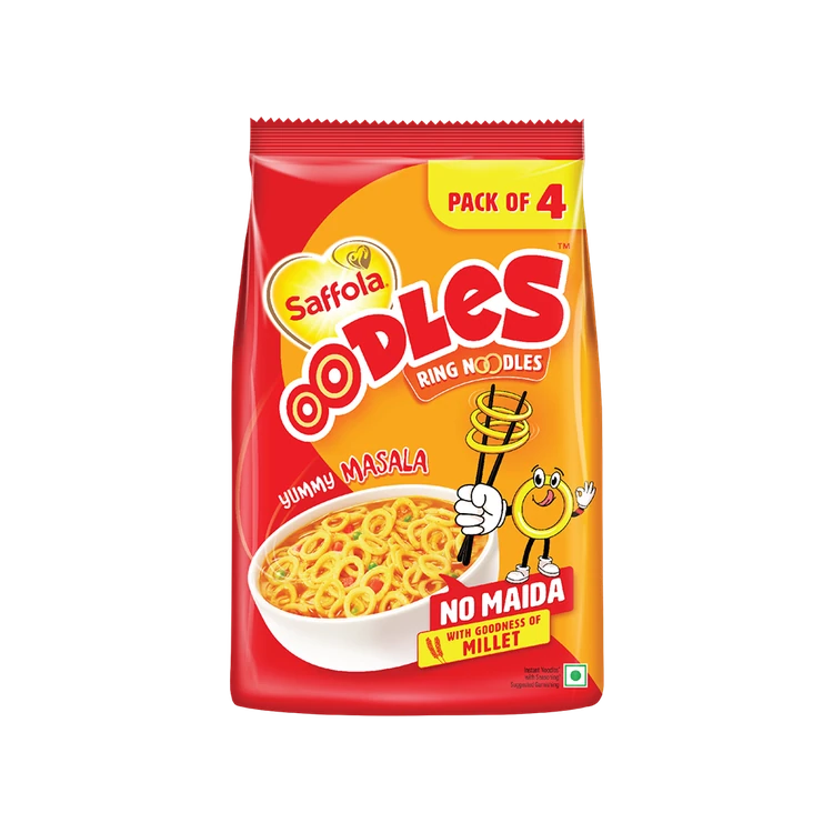 Saffola Oodles Instant Noodles, No Maida