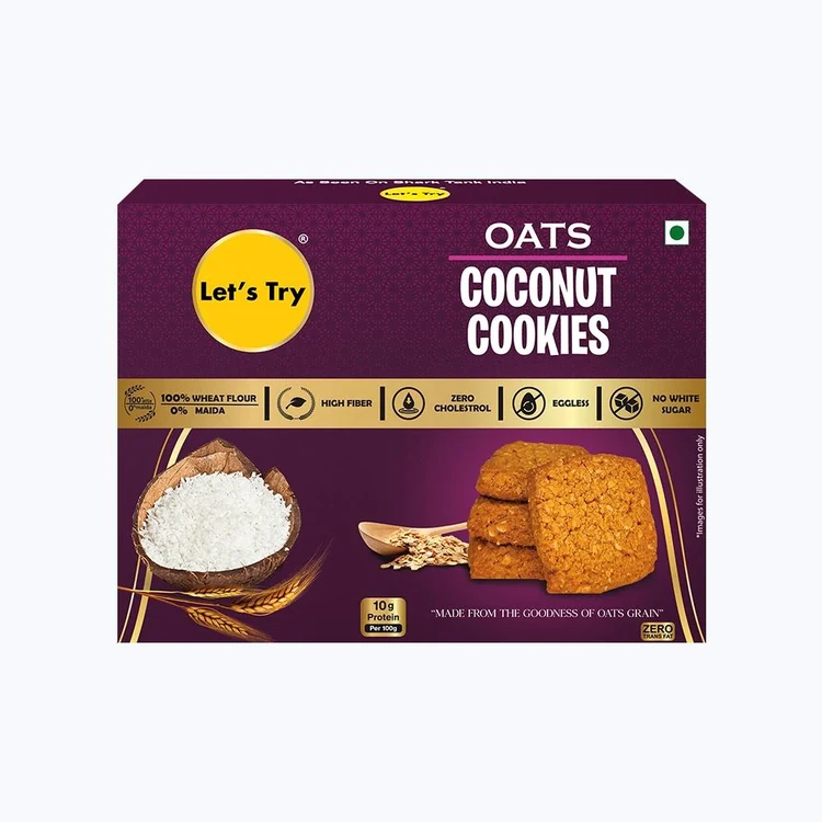 Let's Try Oats Coconut Cookies