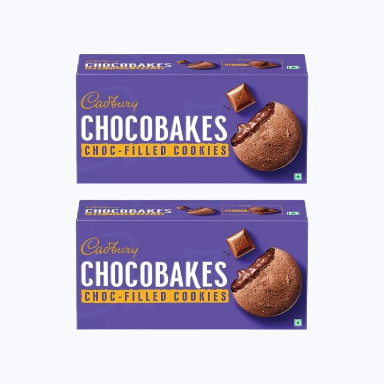 Cadbury Chocobakes Choc Filled Cookies - Pack of 2