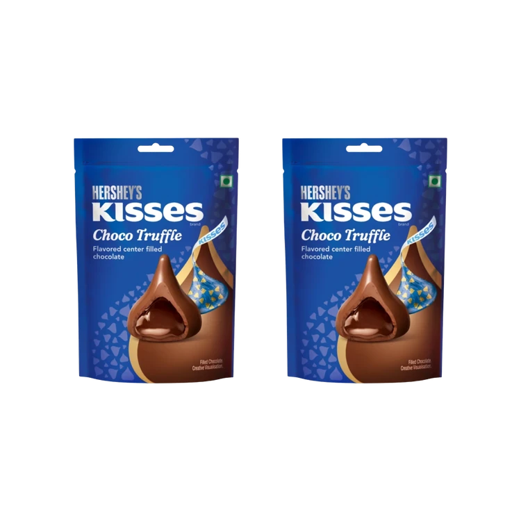 Hershey's Kisses Choco Truffle Assorted Chocolate Pack - Pack of 2