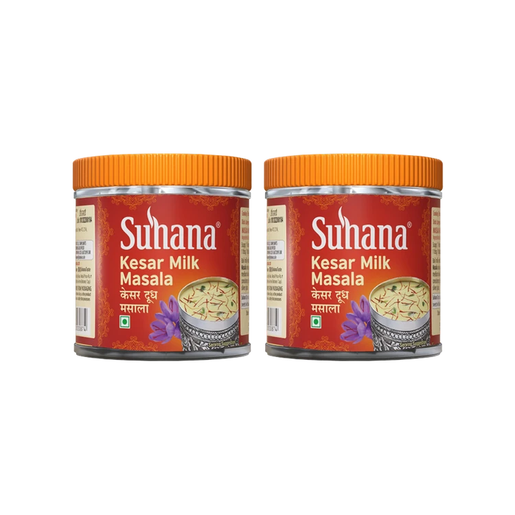 Suhana Kesar Milk Masala Drink - Pack of 2