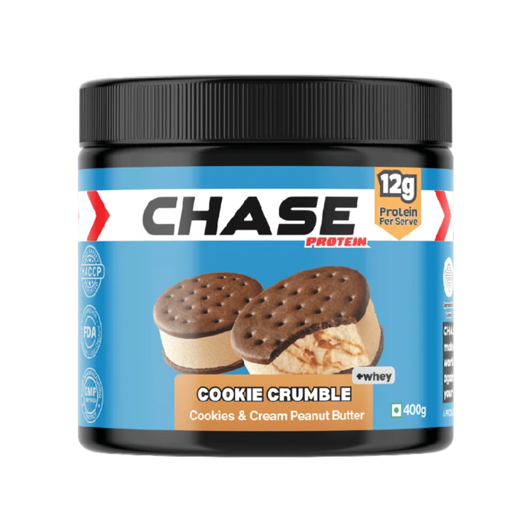 Chase Protein Cookie Crumble Crunchy Peanut Butter