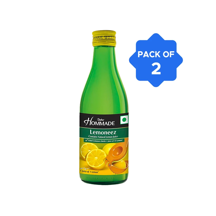 Hommade Lemoneez Syrup - Pack of 2