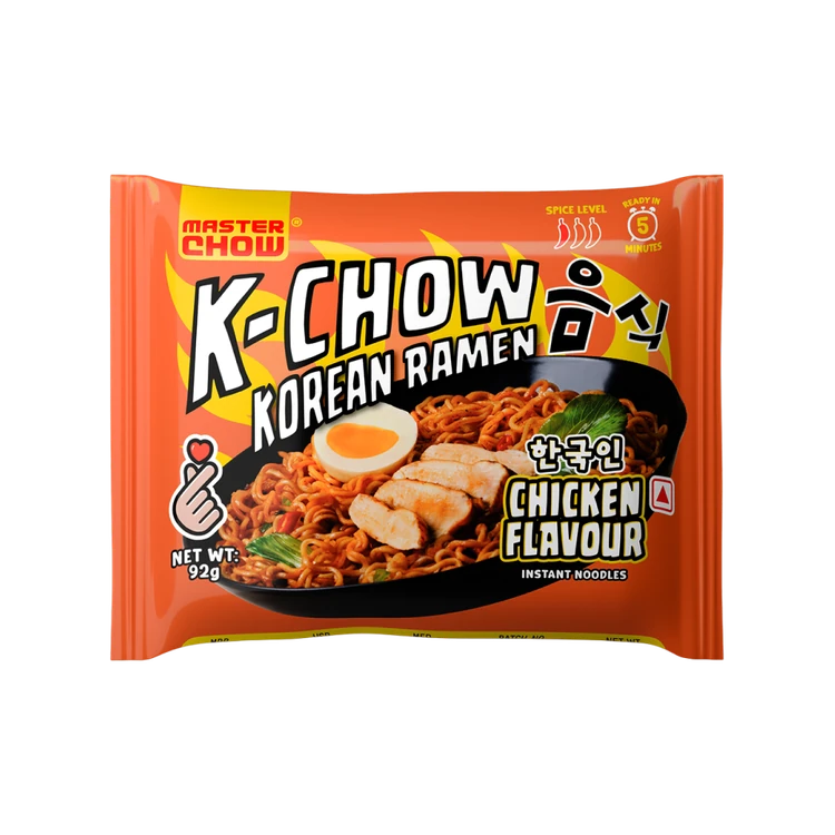 MasterChow K-chow Korean Ramen Chicken Instant Noodles