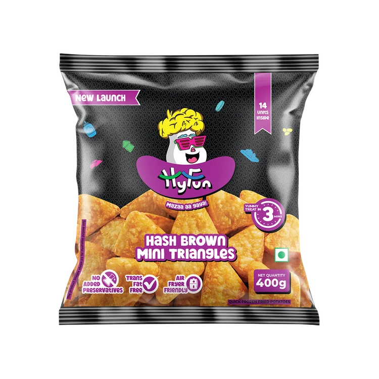 HyFun Hash Brown Mini Triangle Potato Bites