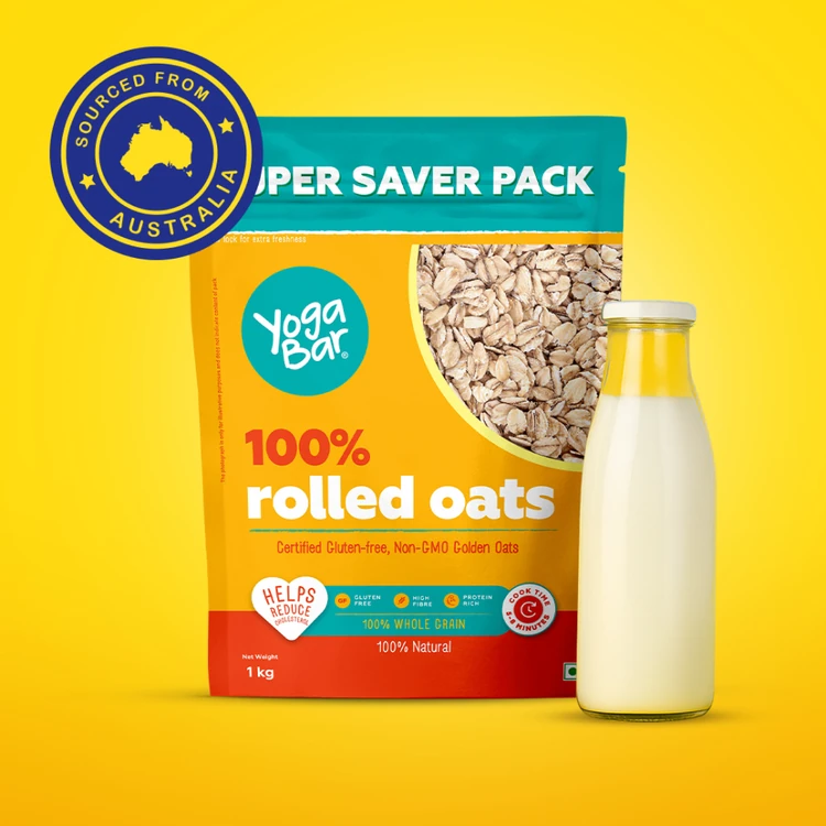 Yoga Bar Premium Golden Rolled Oats (Gluten Free)