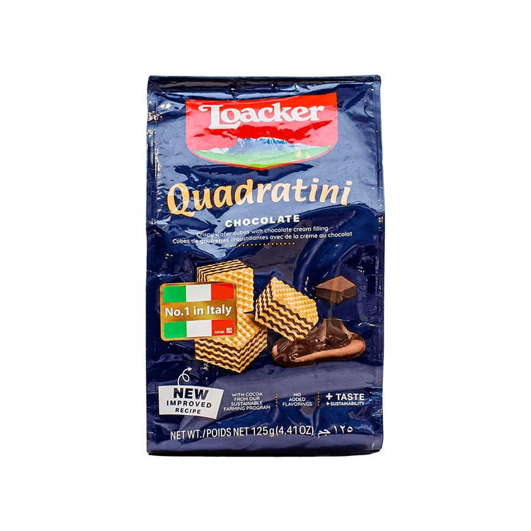 Loacker Quadratini Chocolate Wafers