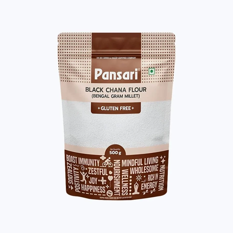 Pansari Kala Chana Flour (Bengal Gram Millet) (Kadale Hittu)