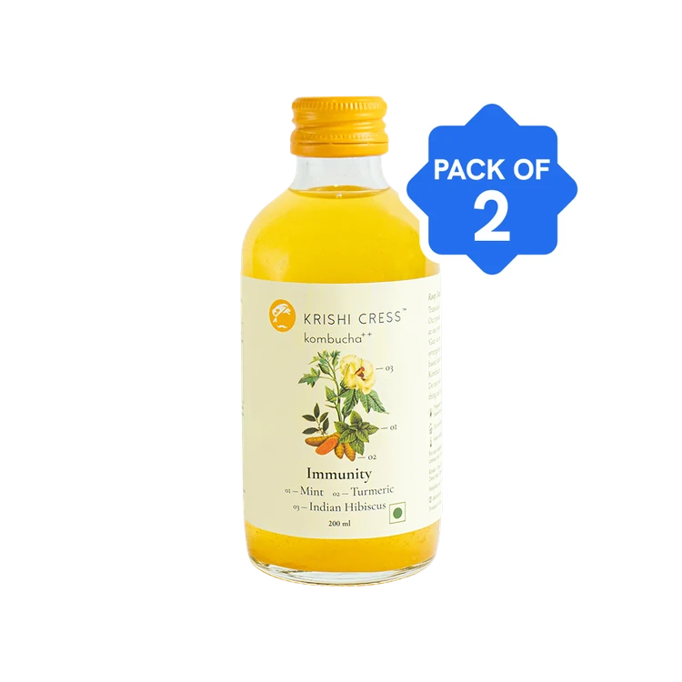 Krishi Cress Immunity Kombucha - Pack of 2