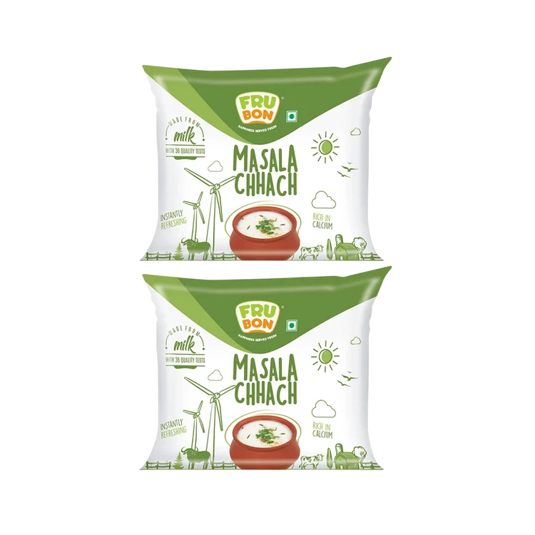 FruBon Masala Salted Buttermilk - Pack of 2
