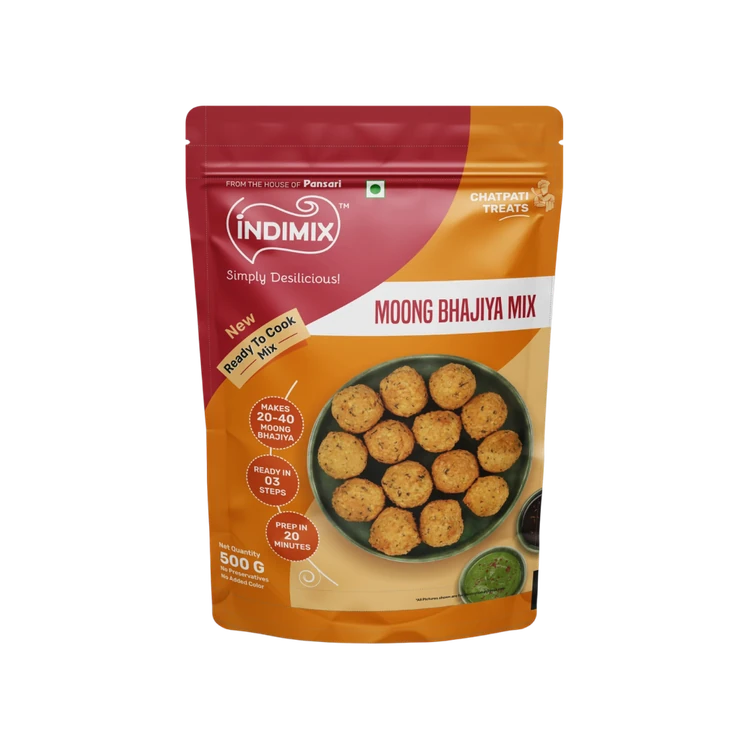 Indimix Moong Bhajiya Flour Mix (Hittu Mishrana)