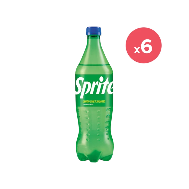 Sprite Lime Flavored Soft Drink 750 ml - Pack of 6