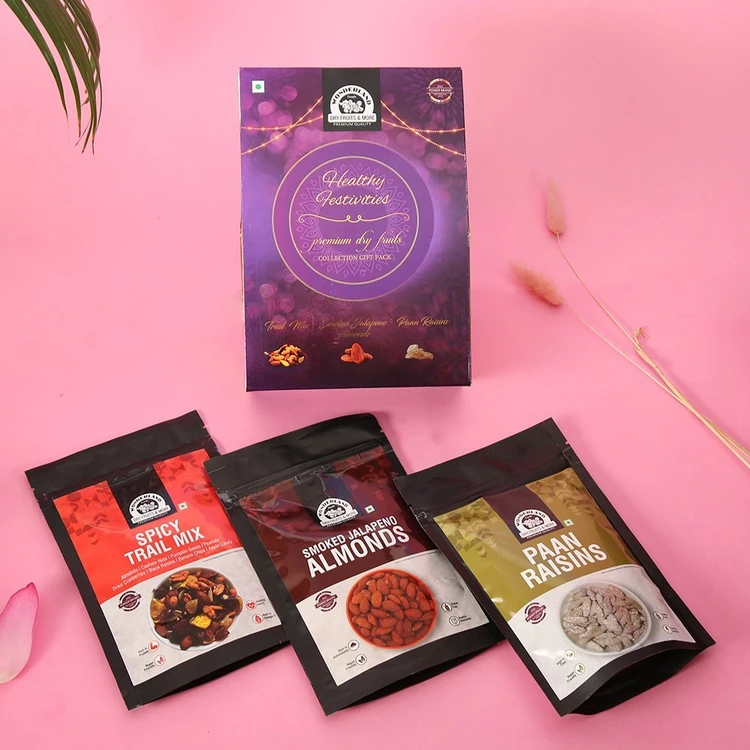 Wonderland Foods Premium Dry Fruits Gift Pack (Healthy Festivities) (Dry Fruits Udugore Pack)