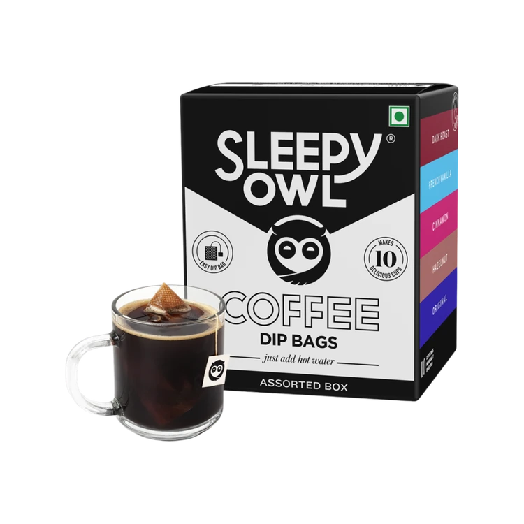 Sleepy Owl Assorted Hot Brew Coffee Bags
