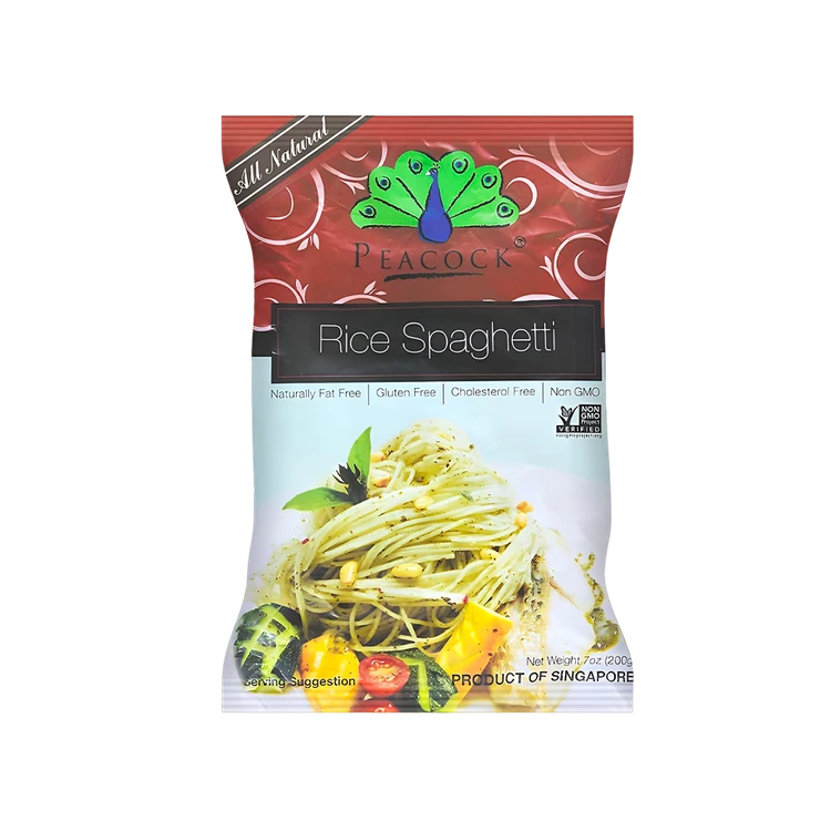 Peacock Rice Spaghetti