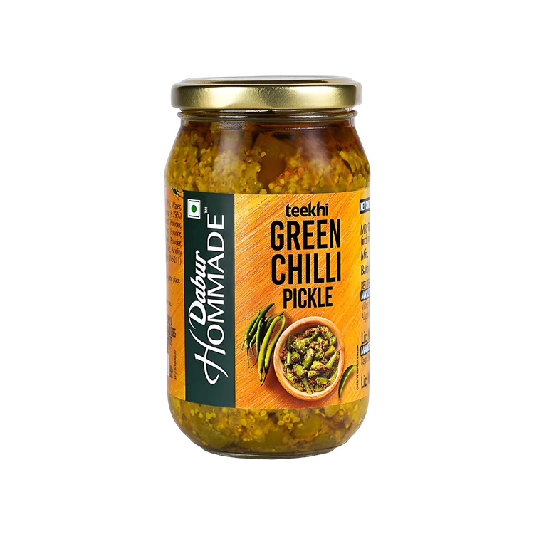 Hommade Teekhi Green Chilli Pickle