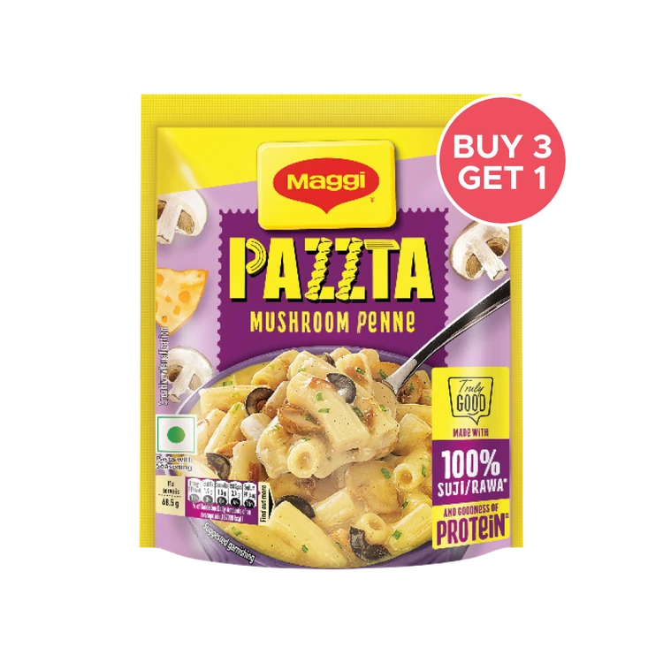 Maggi Pazzta Mushroom Penne Instant Pasta - Buy 3 Get 1 Free
