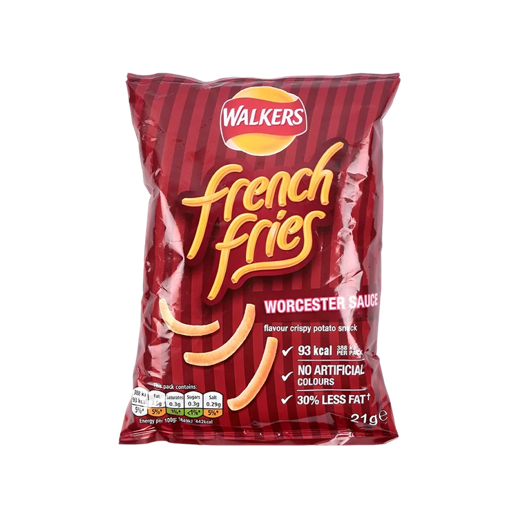 Walkers French Fries Worcester Sauce Potato Crisps