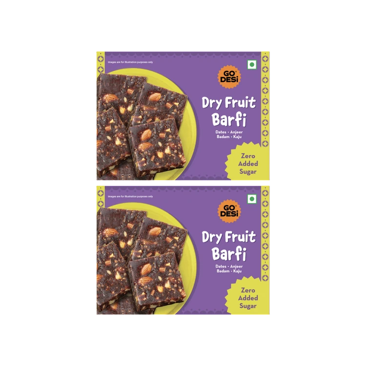 Dry Fruits Barfi by GO DESi