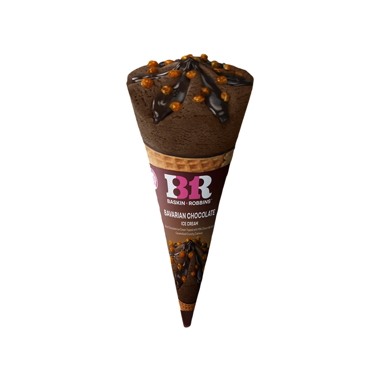 Baskin Robbins Bavarian Chocolate Ice Cream Cone