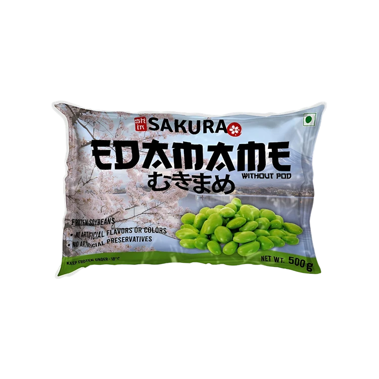 Sakura Edamame Without Pod Frozen Soyabean