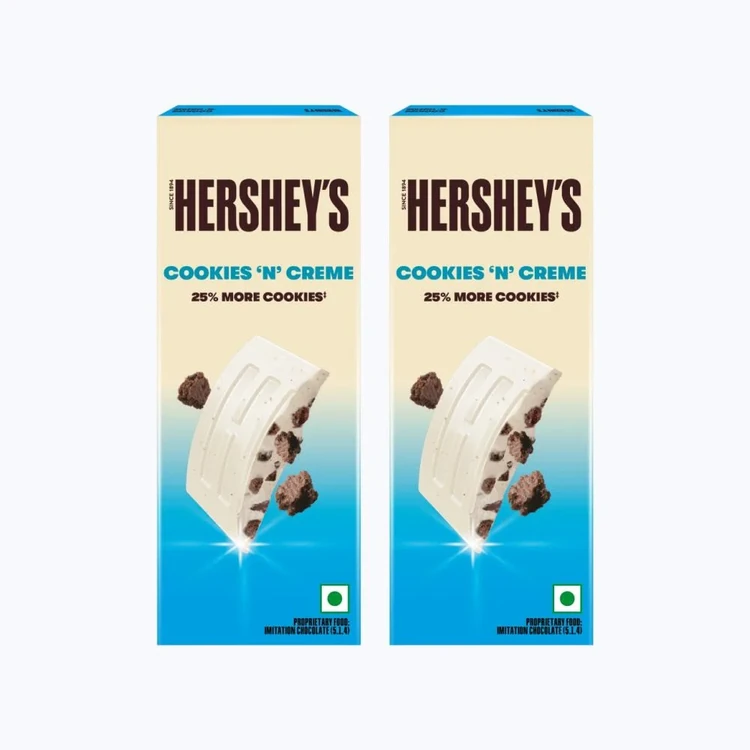 Hershey's Cookies n Creme White Chocolate Bar - Pack of 2