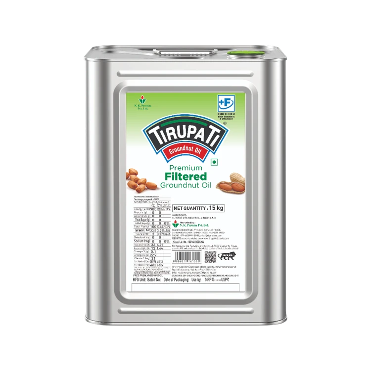 Tirupati Premium Filtered Groundnut Oil (Kadale Enne)