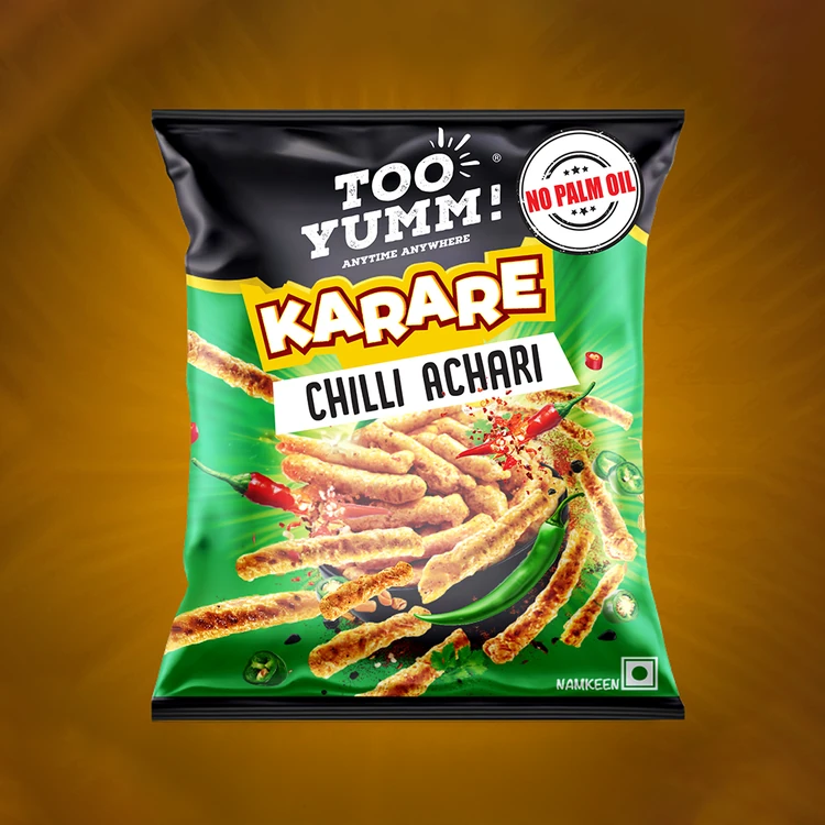 Too Yumm Karare Chilli Achari Spicy Crisps