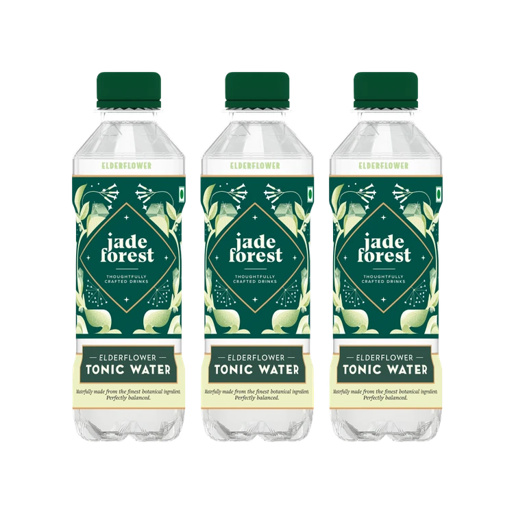 Jade Forest Elderflower Tonic Water - Pack of 3