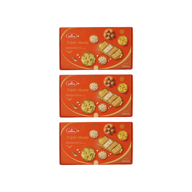 Haldiram's Triple Mazzaa Gift Pack - Pack of 3