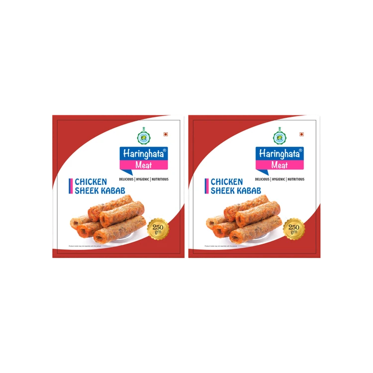 Haringhata Chicken Seekh Kebab (Frozen) - Pack of 2