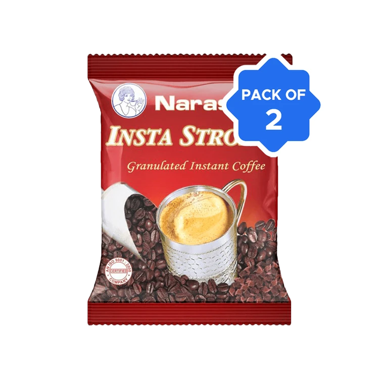 Narasu's Insta Strong Instant Coffee - Pack of 2