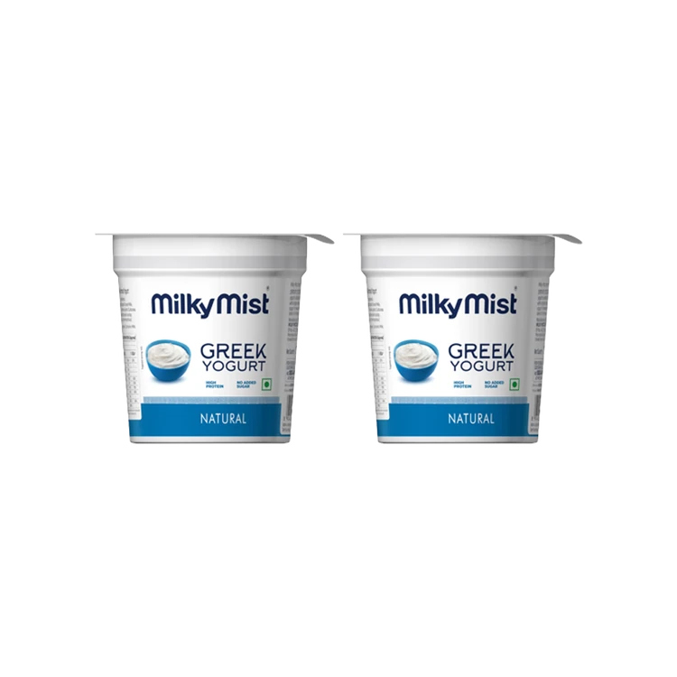 Milky Mist Natural Greek Yogurt - Pack of 2