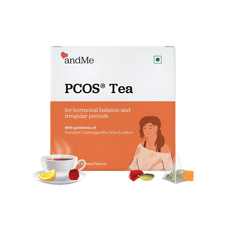 andMe Pcos Kashmiri Kahwa Flavour Green Tea Bags