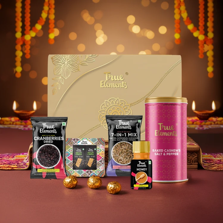 True Elements Gourmet Indulgence Dry Fruits Diwali Gift Box