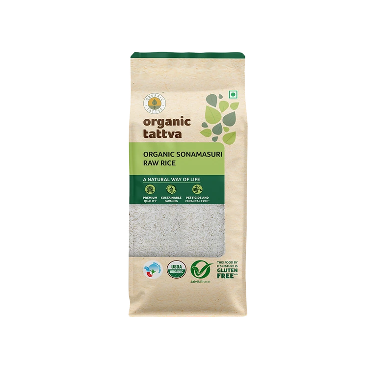 Organic Tattva Organic Sonamasuri Rice 1 kg
