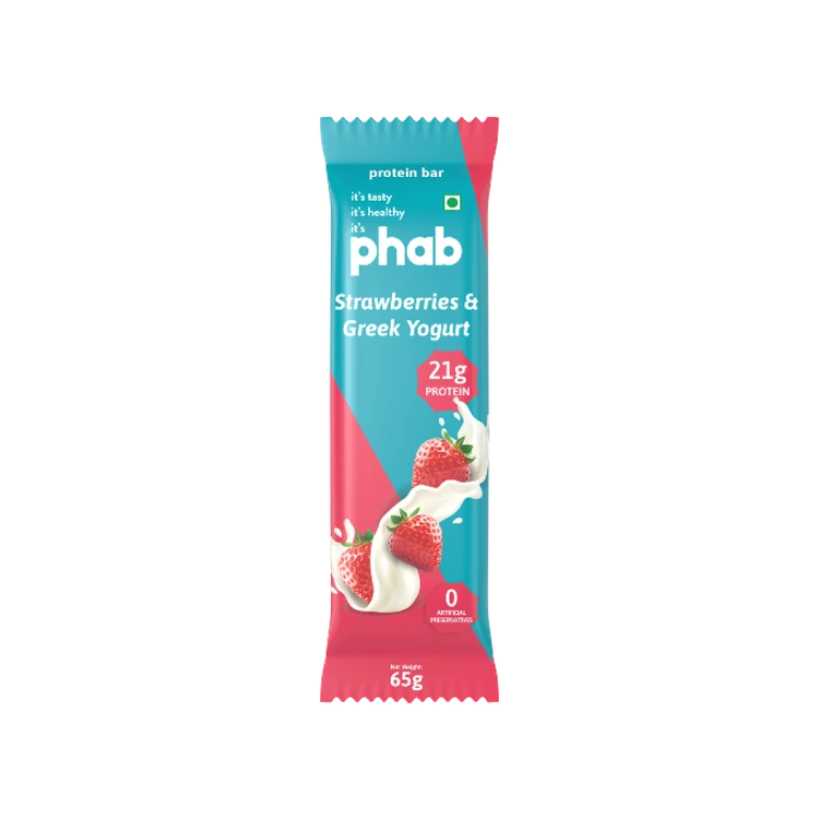 Phab 21g Protein Strawberry and Greek Yogurt Protein Bar