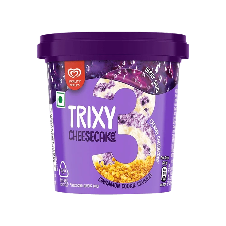 Kwality Walls Trixy Cheesecake Frozen Dessert Cup