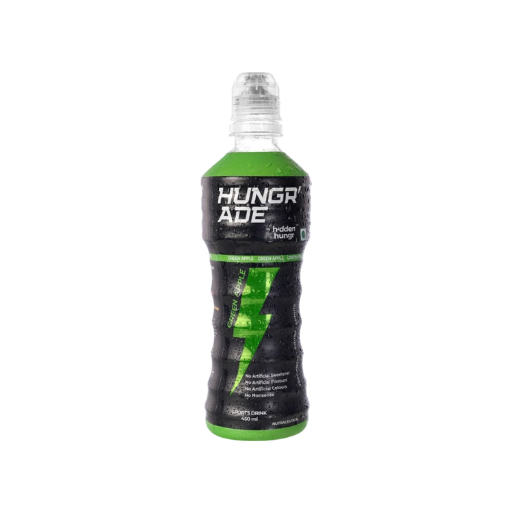 Hidden Hungr Green Apple Energy Drink